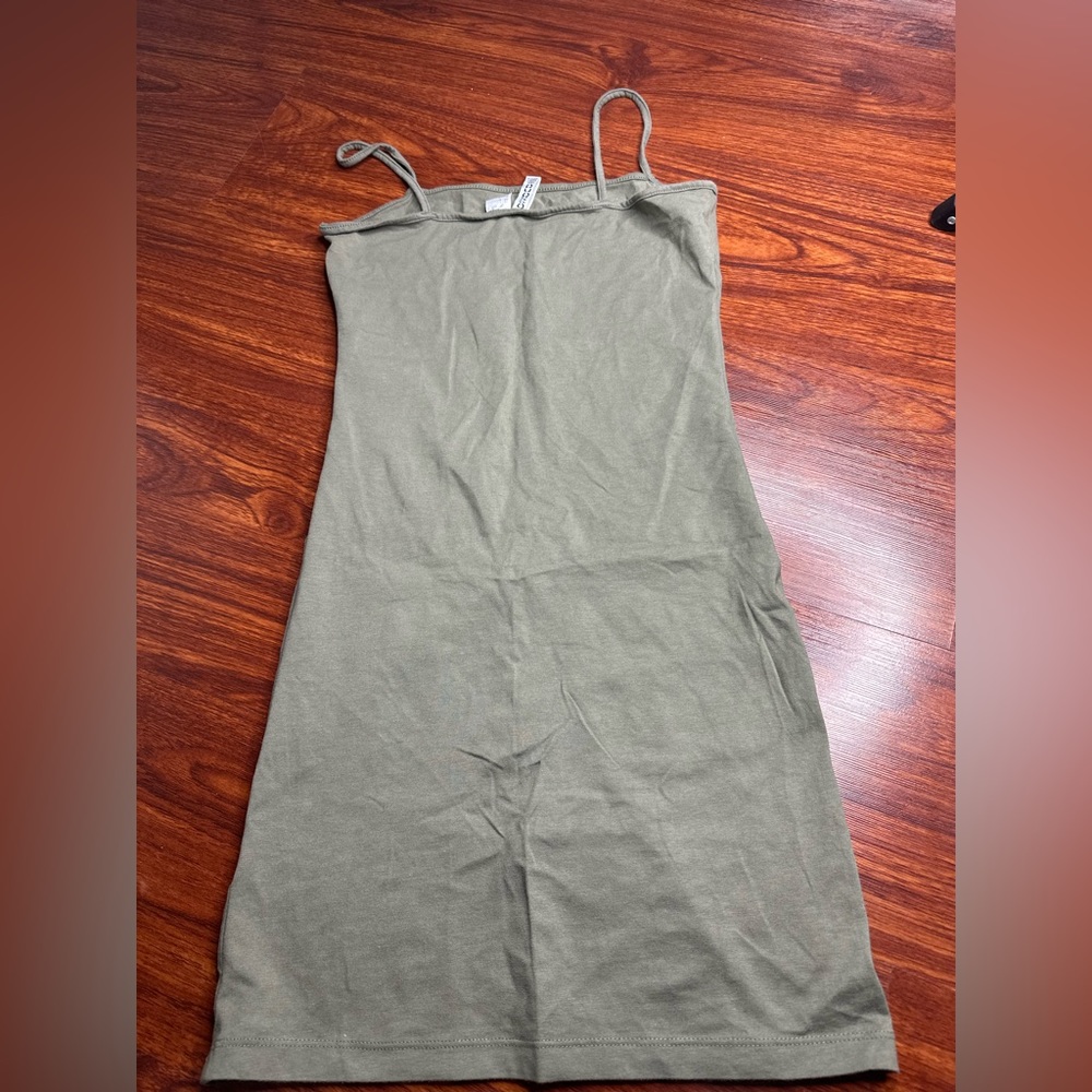 olive green sundress
